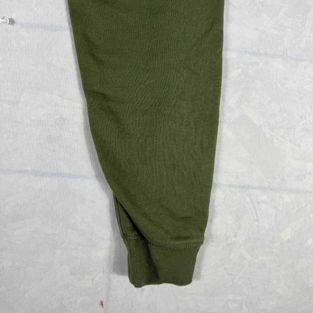 Hurley Jogger Pants Mens Olive Green Fleece Tapered Leg Elastic Waist Size M - Picture 8 of 16